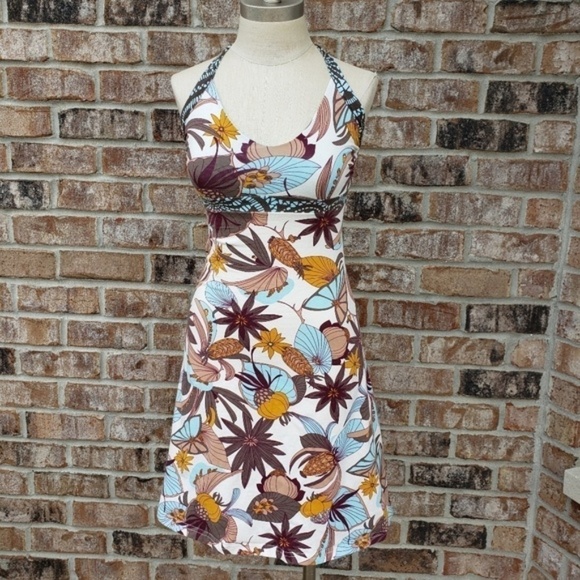Patagonia Floral Halter Dress XS - Picture 1 of 4